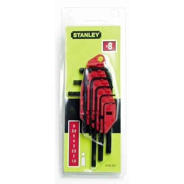 Stanley ST069251 8 Parça Allen Anahtar Takımı - Resim 2