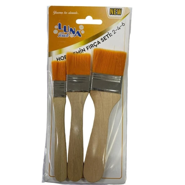 Luna Zemin Fırça Seti 2-4-6 No 3 Parça - Resim 3