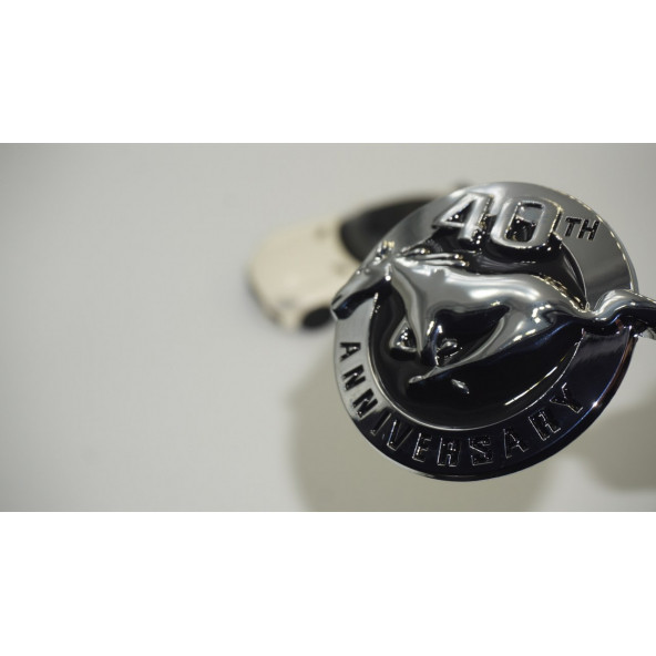Ford Mustang 40.Yıl Bagaj Body Logo Krom Metal 3M 3D Logo Arma