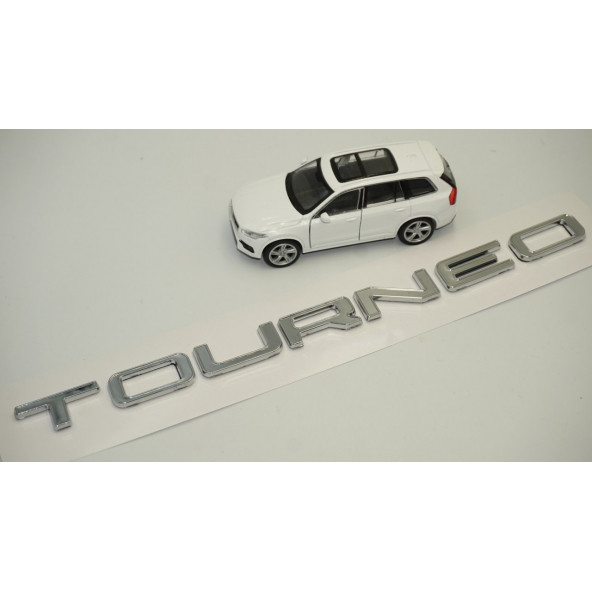 Ford Courier Custom Tourneo 3M 3D Parlak Krom ABS Bagaj Yazı Logo Amblem - Resim 2