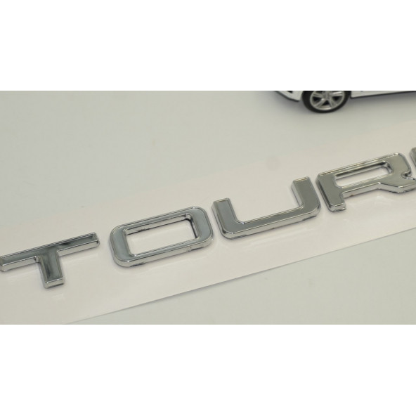 Ford Courier Custom Tourneo 3M 3D Parlak Krom ABS Bagaj Yazı Logo Amblem - Resim 3