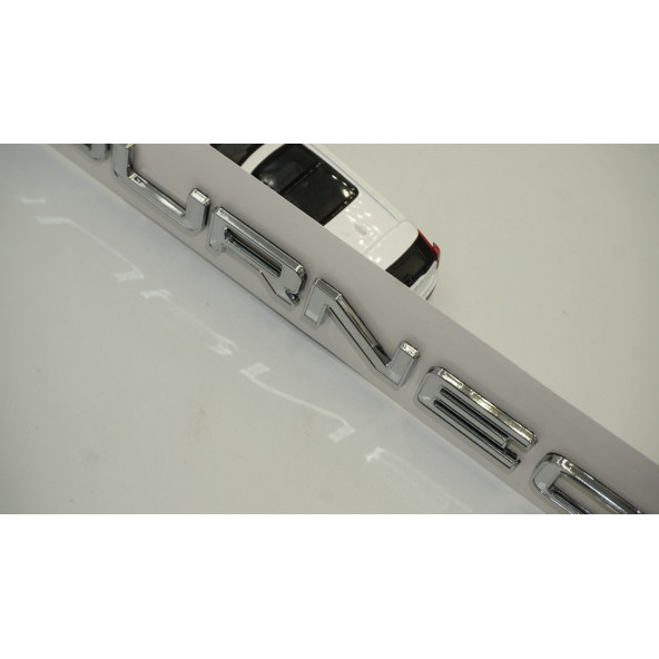 Ford Courier Custom Tourneo 3M 3D Parlak Krom ABS Bagaj Yazı Logo Amblem - Resim 5