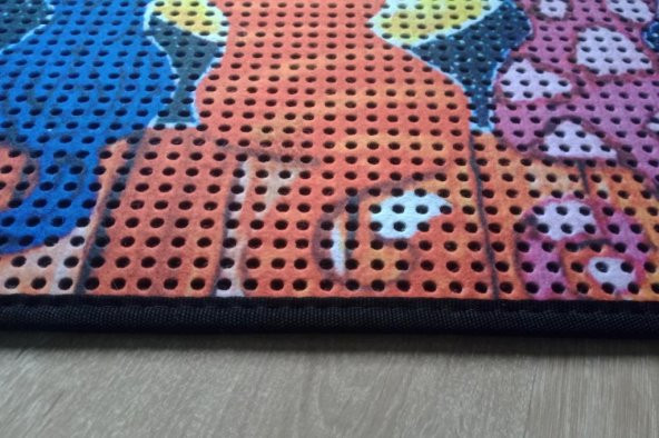 Giz Home Catsline Kedi Tuvalet Kum Paspası 40X60 Desenli Kediler - 3