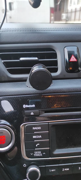 Byr Manyetik Araba Telefon Tutucu Montajı (Sadece Plastik Aparattır!!!) 3D - Resim 2