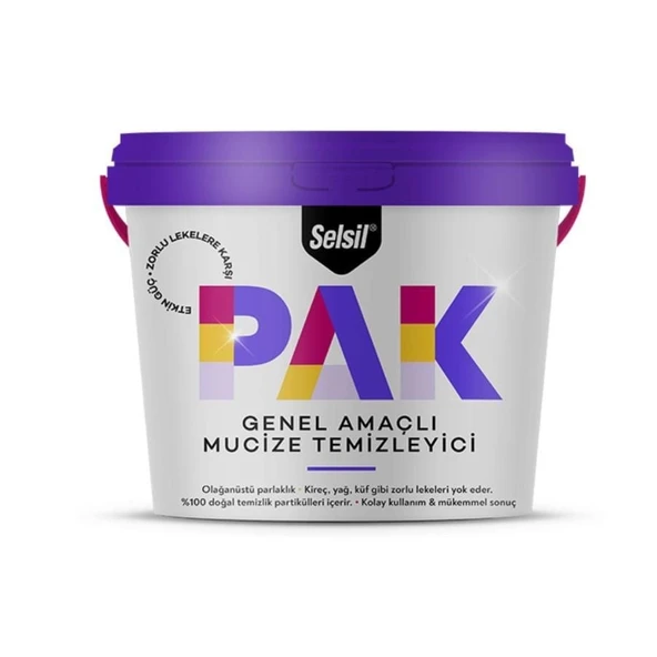 Selsil PAK Genel Amaçlı Mucize Temizleyici 500 gr - Resim 2