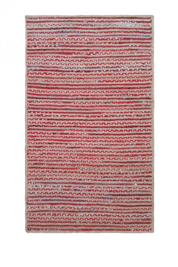 Giz Home Pata Jüt Halı ZZ-42 Kırmızı  120X180