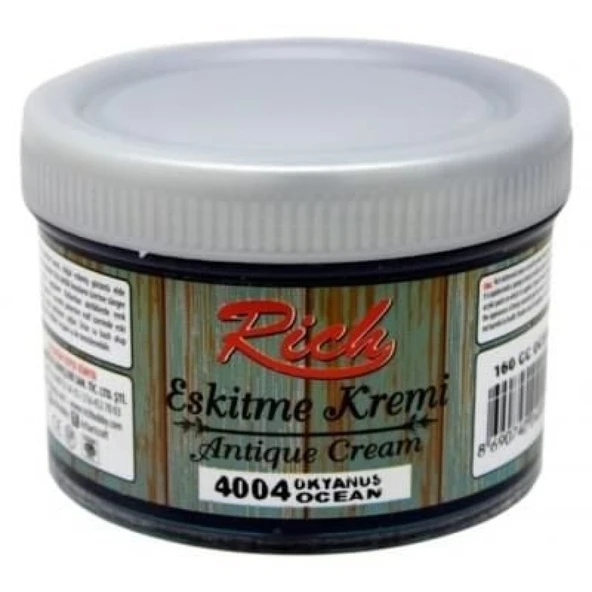 Rich Eskitme Kremi 4004 Okyanus 150 cc Antique Cream - Resim 4