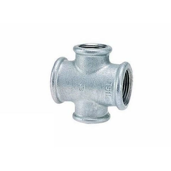 1 1/4X3/4X1 1/4X3/4 Galvanizli İstavroz İnegal Te ürün görseli 1