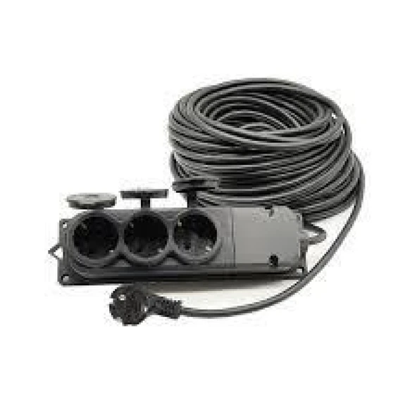 Topart 01556 10 Metre Grup Prizli Uzatma 3X2,5 Kablo ürün görseli 1