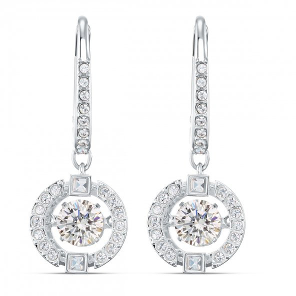 5504652 Swarovski Küpe Sparkling Dc-Pe Drop Czwh-Cry-Rhs 2.0 - 2