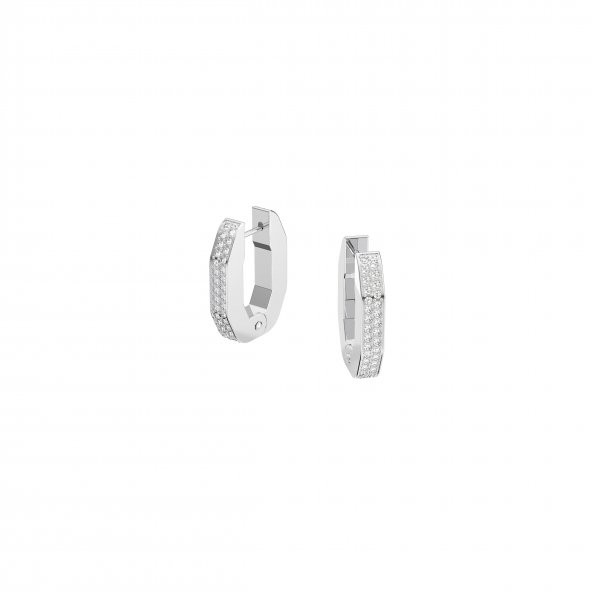 5618307 Swarovski Küpe Dextera:Pe Hoop Oct S /Cry/Rhs