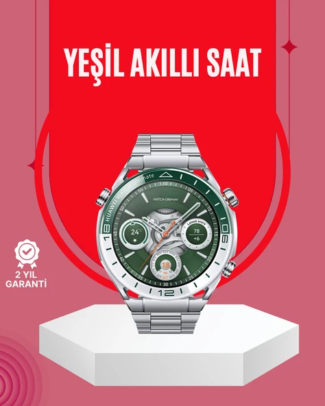 Amoled Smartwatch Harita Modlu Bluetooth Aramalı 3 Değiştirilebilir Kayışlı ürün görseli 1