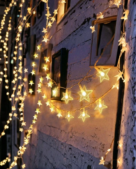 Yıldız Led Işık 5 Metre Dekoratif Aydınlatma Günışığı (Kopya) - Resim 4