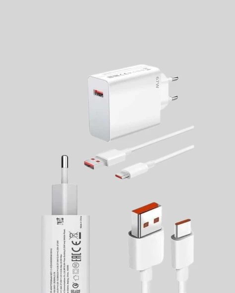 67 Watt Type C Hızlı Şarj Cihazı OnePlus 7 8 9 10 Uyumlu - Resim 3