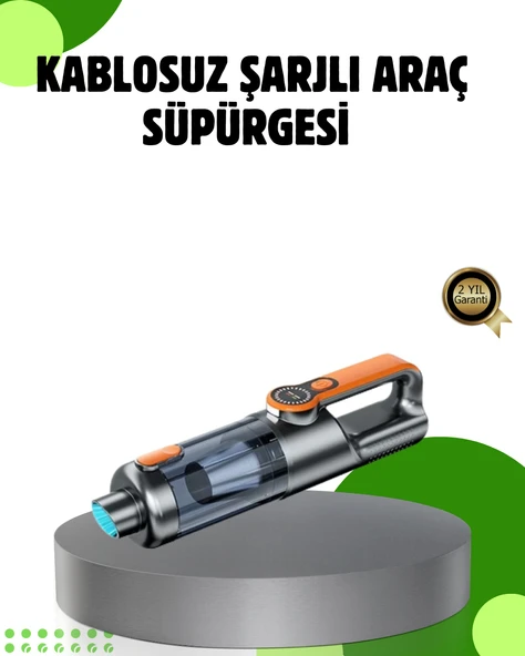 Şarjlı Kablosuz El Süpürgesi Yüksek Emiş Güçlü ve Çok Başlıklı ürün görseli 1