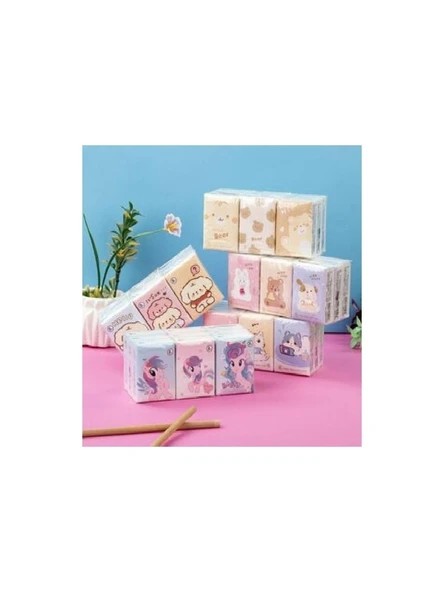 Figürlü Cep Mendili, Kağıt Peçete (9'LU) - Resim 2