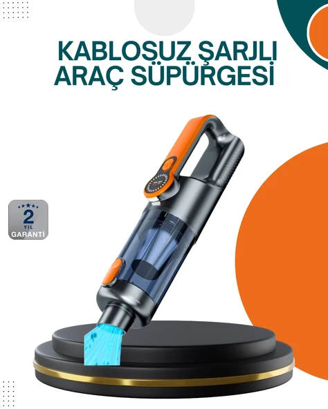 Kablosuz Vakumlu El Süpürgesi Güçlü Performans Çok Amaçlı ürün görseli 1