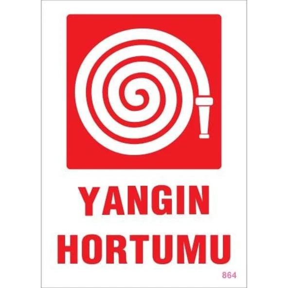 Yangın Hortumu Uyarı Levhası 25x35 KOD:864 - Resim 5