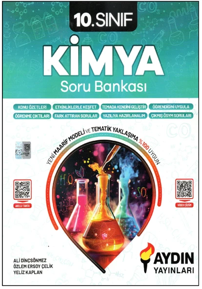 Aydın 10.Sınıf Kimya Soru Bankası ürün görseli 1