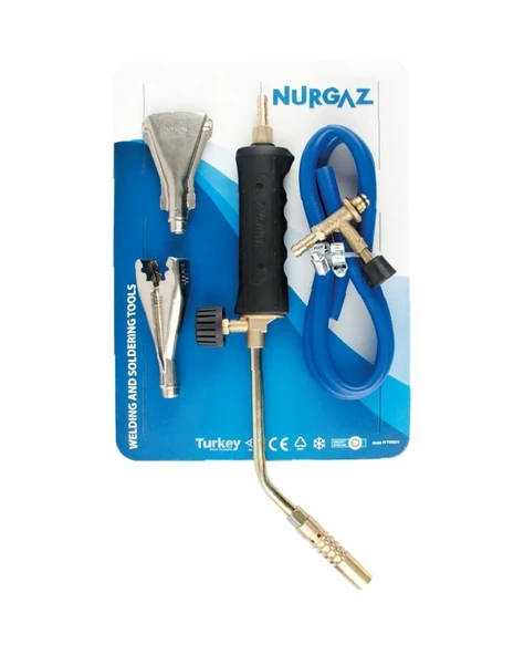 NURGAZ PROPAN BOYA YAKMA KURT AĞZI VE KAYNAK SETİ ürün görseli 1