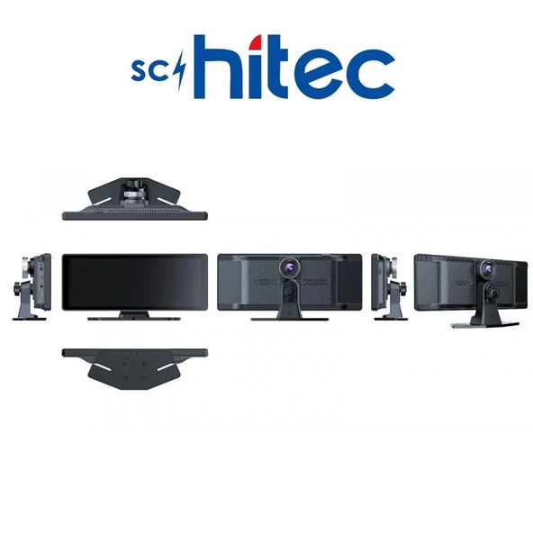 SChitec 4K Ultra Araç İçi Akıllı Ekran – Ön ve Arka Kameralı, Kablosuz CarPlay ve Android Auto Destekli (10.26”) YK3507 - Resim 5