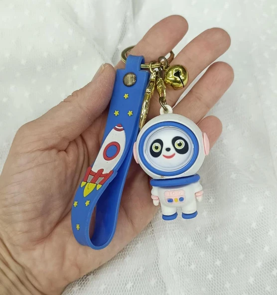 Anahtarlık MaviAstronot Uzay Çanta Cüzdan Süsü Aksesuar 18170 - Resim 2