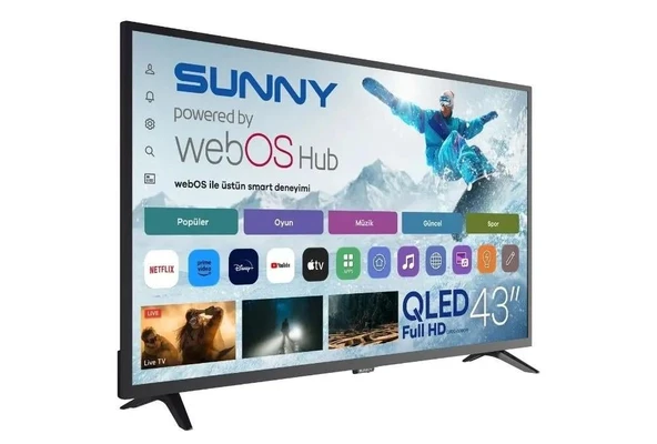 Sunny SN43FPRL Full HD 43" 109 Ekran Uydu Alıcılı webOS Smart LED TV - Resim 3