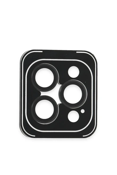 HarmonyAura iPhone 16 Pro Max PVD Metal Kamera Lens - Siyah ürün görseli 1