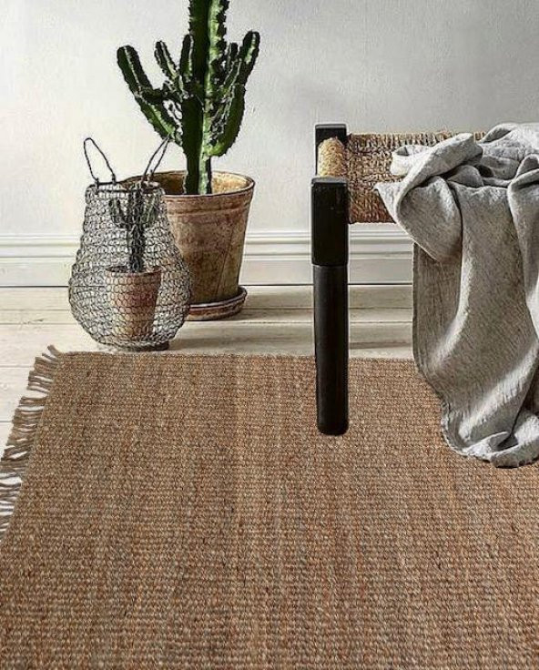 Giz Home Bolero Jut Örgü Halı J01 80X140