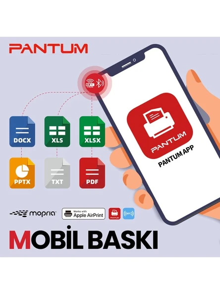 Pantum P2500W Yazıcı Wi-Fi Mono Lazer Yazıcı ( Opsiyonel Dolum İmkanı ) - Resim 4