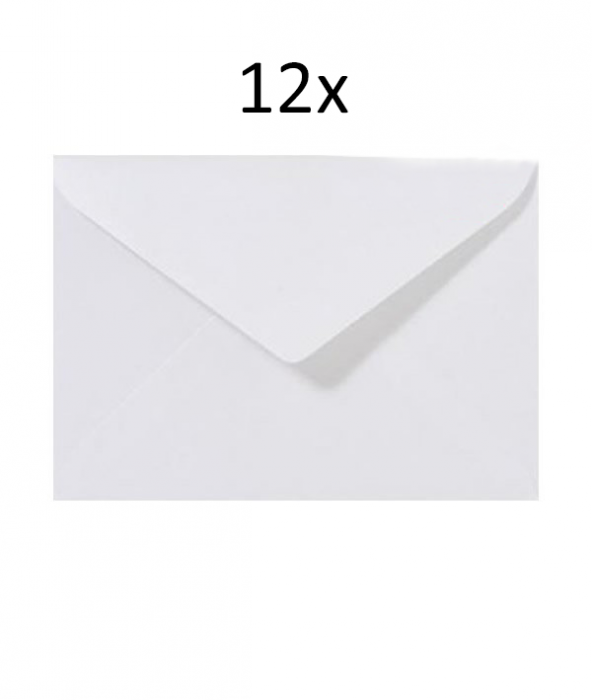 İstisna 12 Adet Mektup Zarfı 13x18cm 100gr. Beyaz - 3