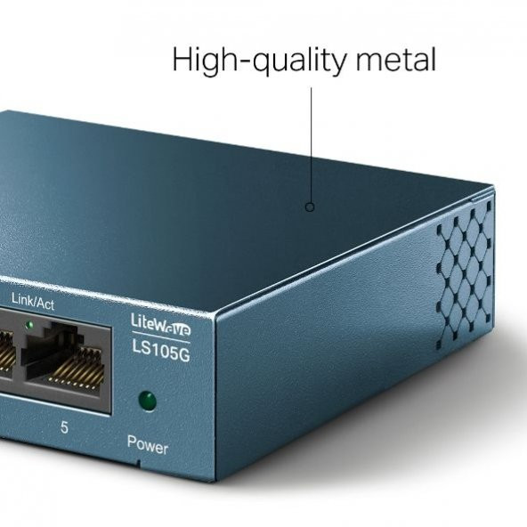 TL OMADA RR LS105G 5 PORT GIGABIT METAL SWITCH - 5