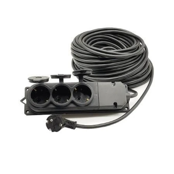 Topart 01560 30 Metre Grup Prizli Uzatma 3X2,5 Kablo ürün görseli 1