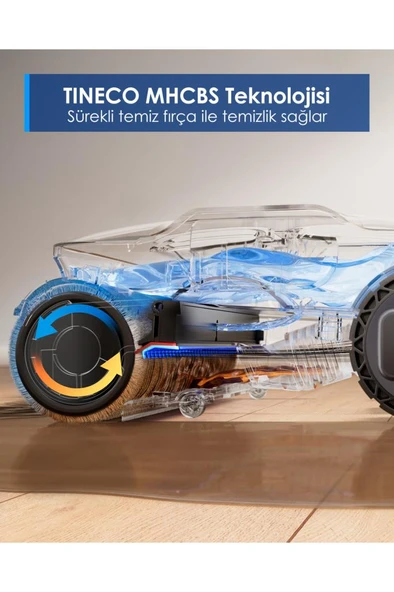 Tineco Floor One S9 Artist Steam Islak Kuru Şarjlı Dikey Süpürge - Resim 3