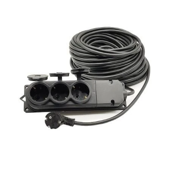 Topart 01560 30 Metre Grup Prizli Uzatma 3X2,5 Kablo - Resim 3