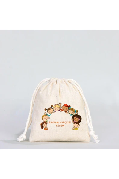 Elbasan Tekstil 5 Adet Bayram Harçlığı Kesesi 10 x 15 cm ürün görseli 1