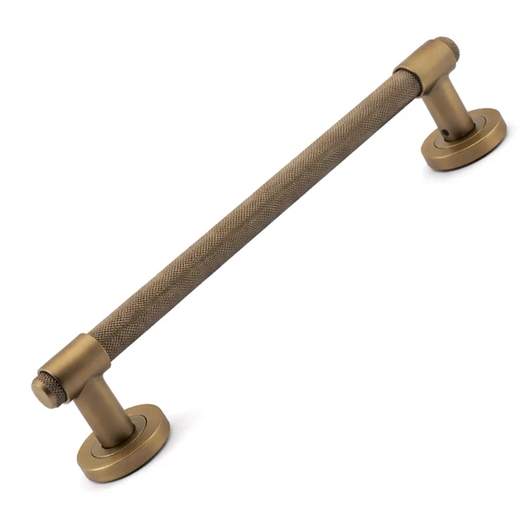 Punch 30 cm Antik Sarı Sürgülü Kapı Çekme Kolu Tutma Kulpu Kulbu Çelik Dış Kapı Tutamağı Kol ürün görseli 1