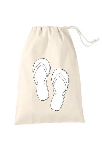 Elbasan Tekstil 2 Adet 30 x 40 Cm Terlik Kesesi Ham Bez Kese ürün görseli 1