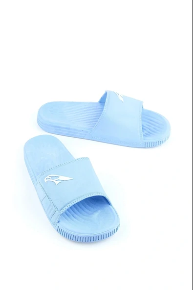 Gezer Erkek Kaymaz Terlik Balkon Plaj Havuz Islak Zemin Terliği Kartal Mavi ürün görseli 1