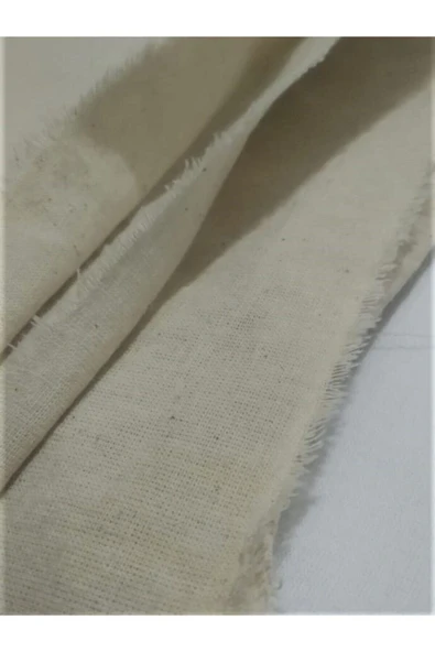 Elbasan Tekstil 5 Metre Hambez Amerikan Bezi Natürel Bej 220 Cm En - Resim 2