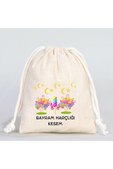 Elbasan Tekstil 5 Adet Bayram Harçlığı Kesesi 10 x 15 cm Model 2 ürün görseli 1