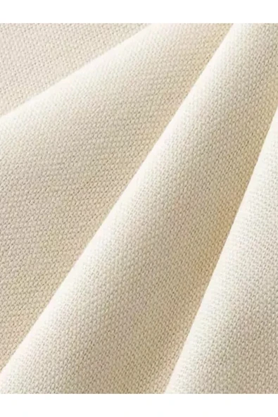 Elbasan Tekstil Gabardin Kumaş - Natürel Bej Renk - Pamuklu - 170 Cm En ürün görseli 1