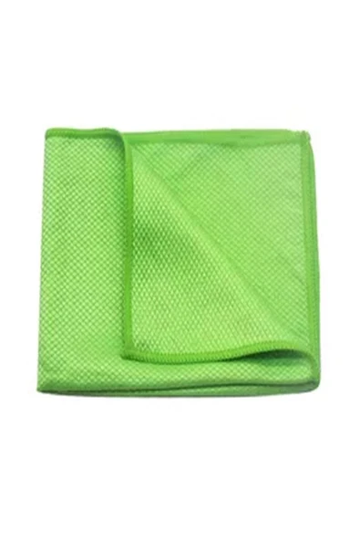 Elbasan Tekstil 4 Lü Microfiber Cam Bezi 40 X 40 Cm - Alman Kalite Baklava Desen Temizlik Bezi Iz Bırakmayan - Resim 5