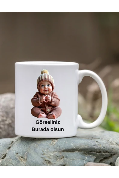 Elbasan Tekstil Kişiye Özel Fotoğraf Baskılı Kupa Bardak - Resim 2