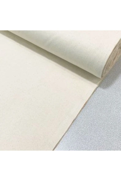 Elbasan Tekstil 5 Metre Hambez Amerikan Bezi Natürel Bej 220 Cm En - Resim 3