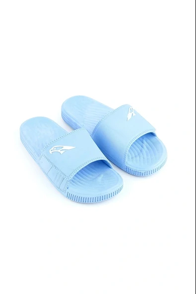 Gezer Erkek Kaymaz Terlik Balkon Plaj Havuz Islak Zemin Terliği Kartal Mavi - Resim 2