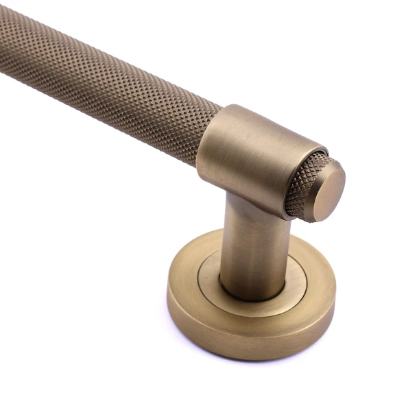 Punch 30 cm Antik Sarı Sürgülü Kapı Çekme Kolu Tutma Kulpu Kulbu Çelik Dış Kapı Tutamağı Kol - Resim 5