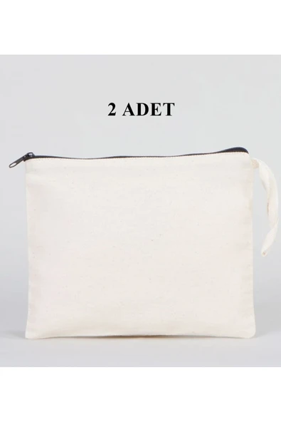 Elbasan Tekstil Makyaj Çantası/Clutch (2 Adet) ürün görseli 1