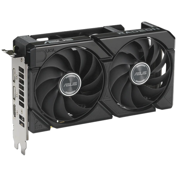 ASUS DUAL Radeon RX 9060 OC Edititon 8GB GDDR6 128 Bit Ekran Kartı DUAL-RX9060-8G - Resim 2