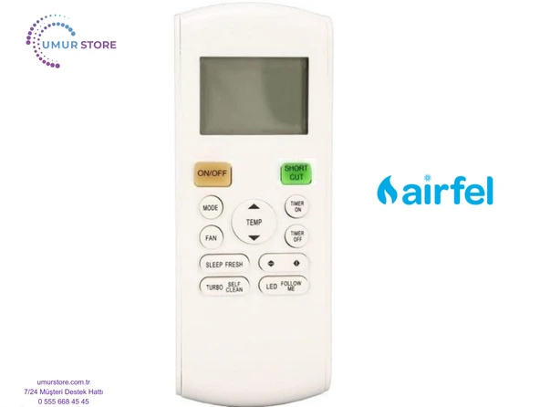 Airfel LTXM50N Uyumlu Klima Kumandası ürün görseli 1